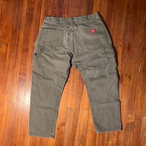 Dickies 36x30 green heavyweight pants